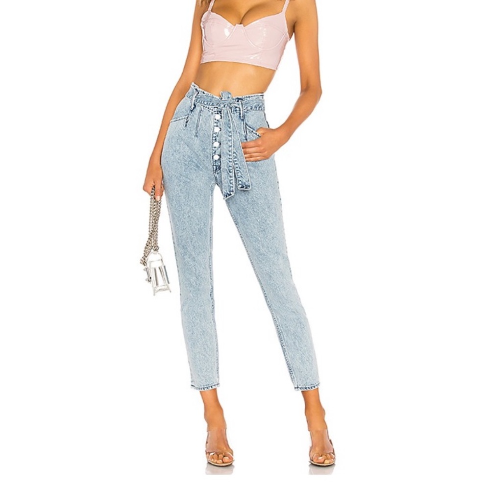 GRLFRND Daphne Jean Borderlands Paper Bag Jean